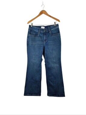 Lane Bryant Womens Size 12 Short High Rise Curvy Fit Stretch Bootcut Denim Jeans